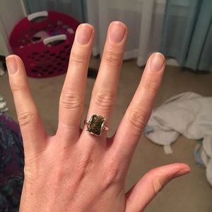 Green Stone Ring